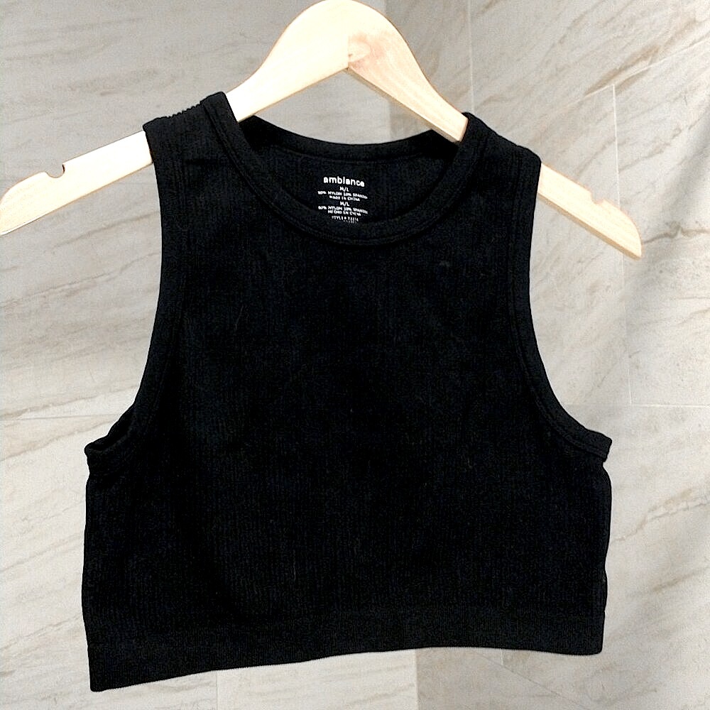 3 for $15 Crew Neck Cropped Tank Top size Medium
